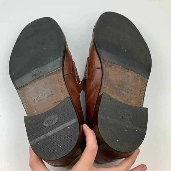 Murphy mens loafers sz 10.5 brown Italian leather main image 10